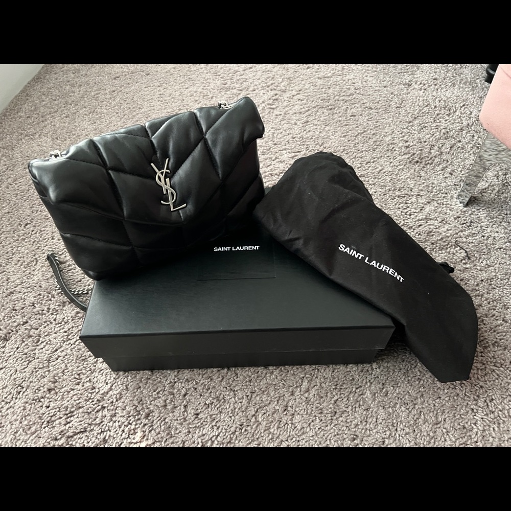 YSL lou lou mini puffer